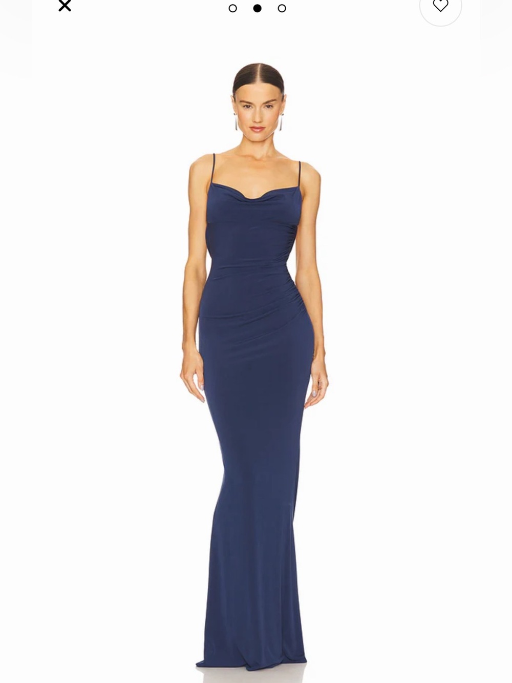 REVOLVE GUC Surreal
Dress Blue Deep Sea Katie May $250 Sz S/small Maxi
Gown Lace